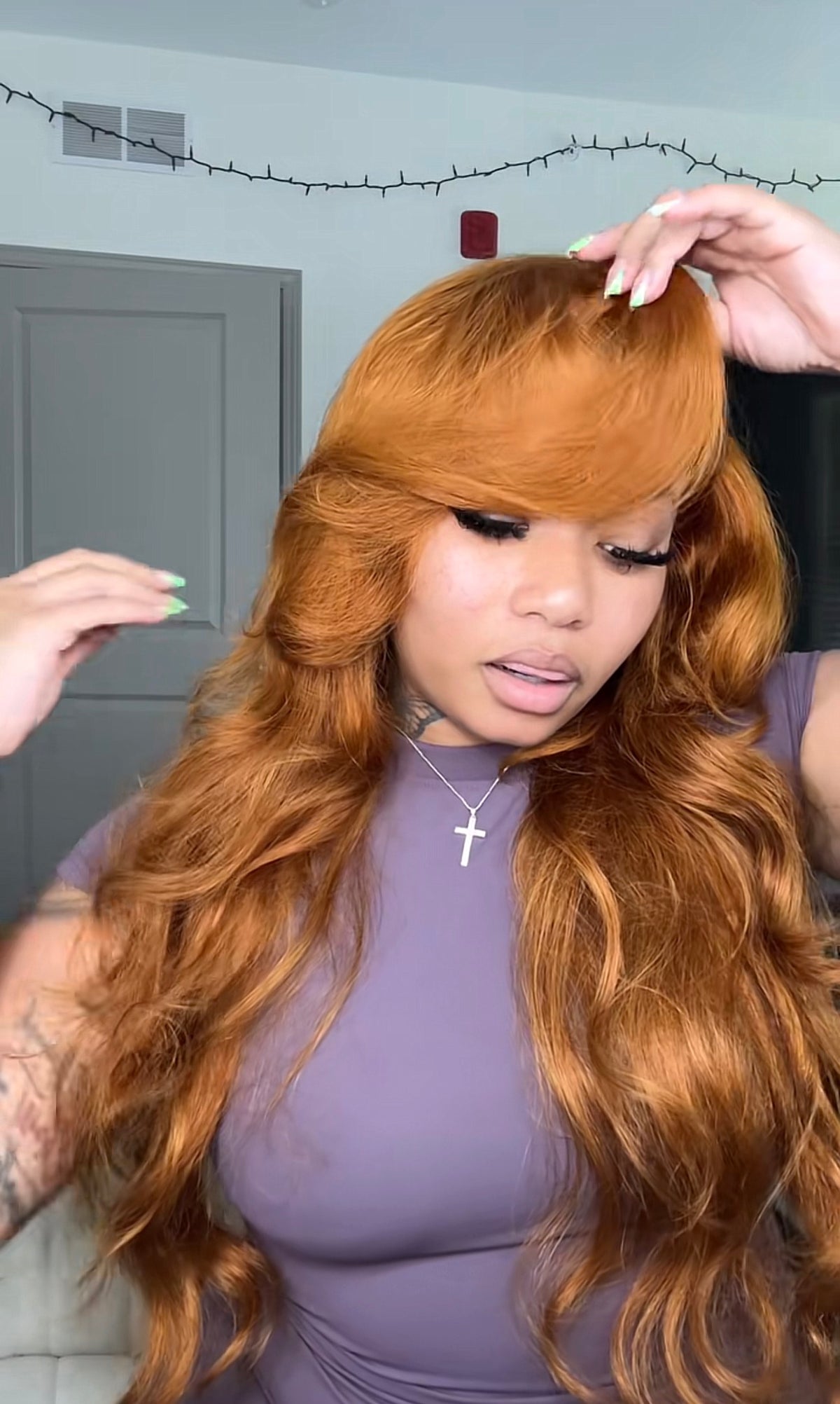 USED GINGER WIG