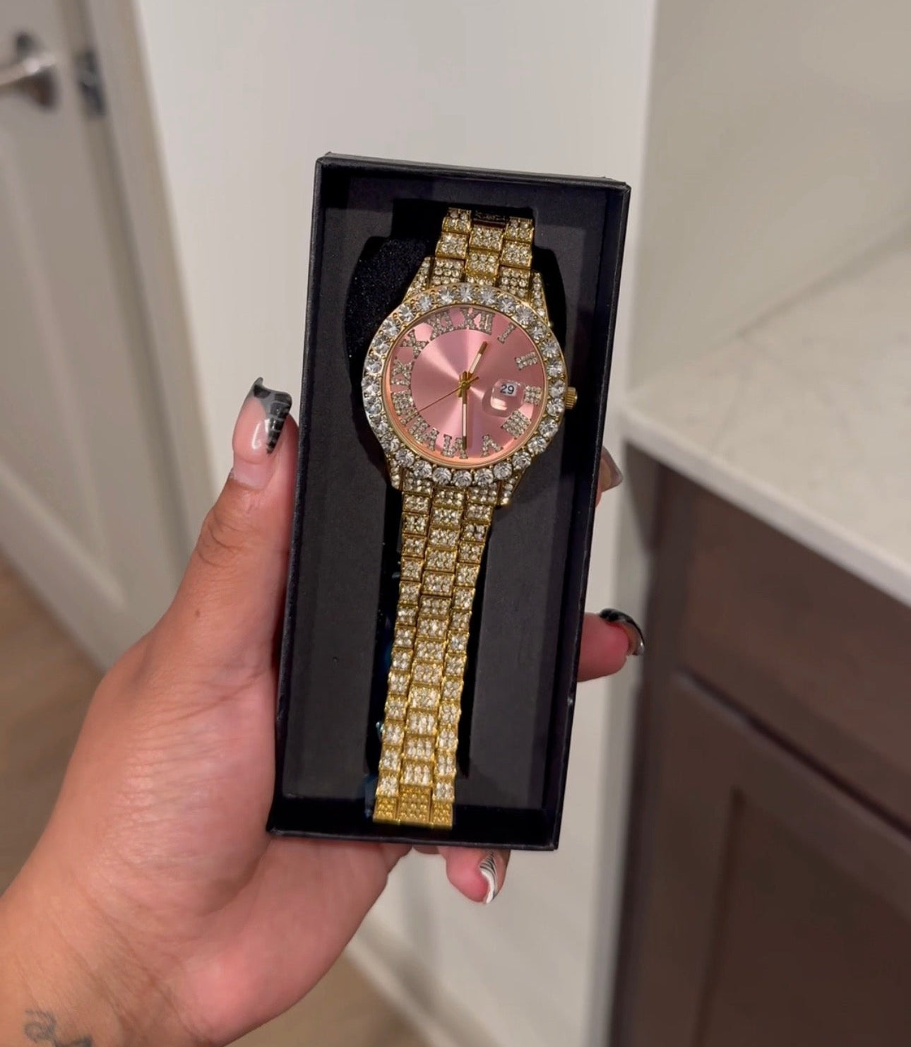 PINK & GOLD WATCH