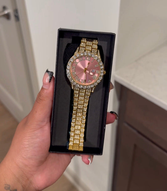 PINK & GOLD WATCH