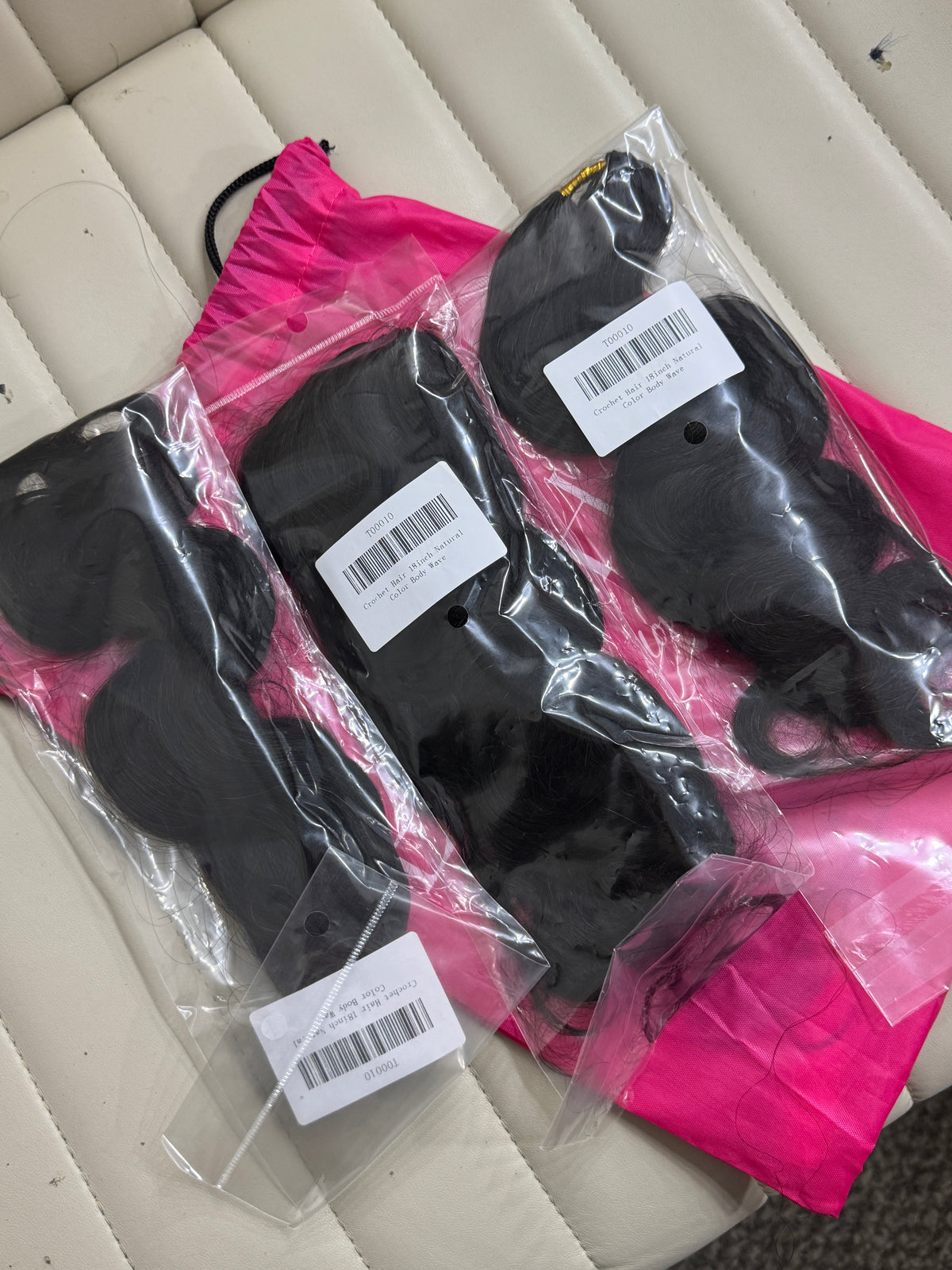 3 PACKS CROCHET HAIR NEVER USED